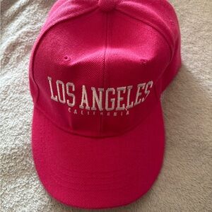 Pink Los Angeles Cap